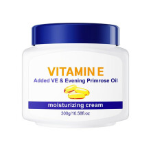 ChongTai 1PC Vitamin E Multi Effect Moisturizing Cream Added VE and & Evening Primrose Oil Soothing Moisturizing Nourishing Facial BodyCream 300g/