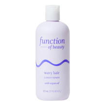 FUNCTION OF BEAUTY Welliges Haar-Conditioner 11 oz formuliert mit Arganl zur Verbesserung des Glanzes und des natrlichen Glanzes, sulfatfrei, anp