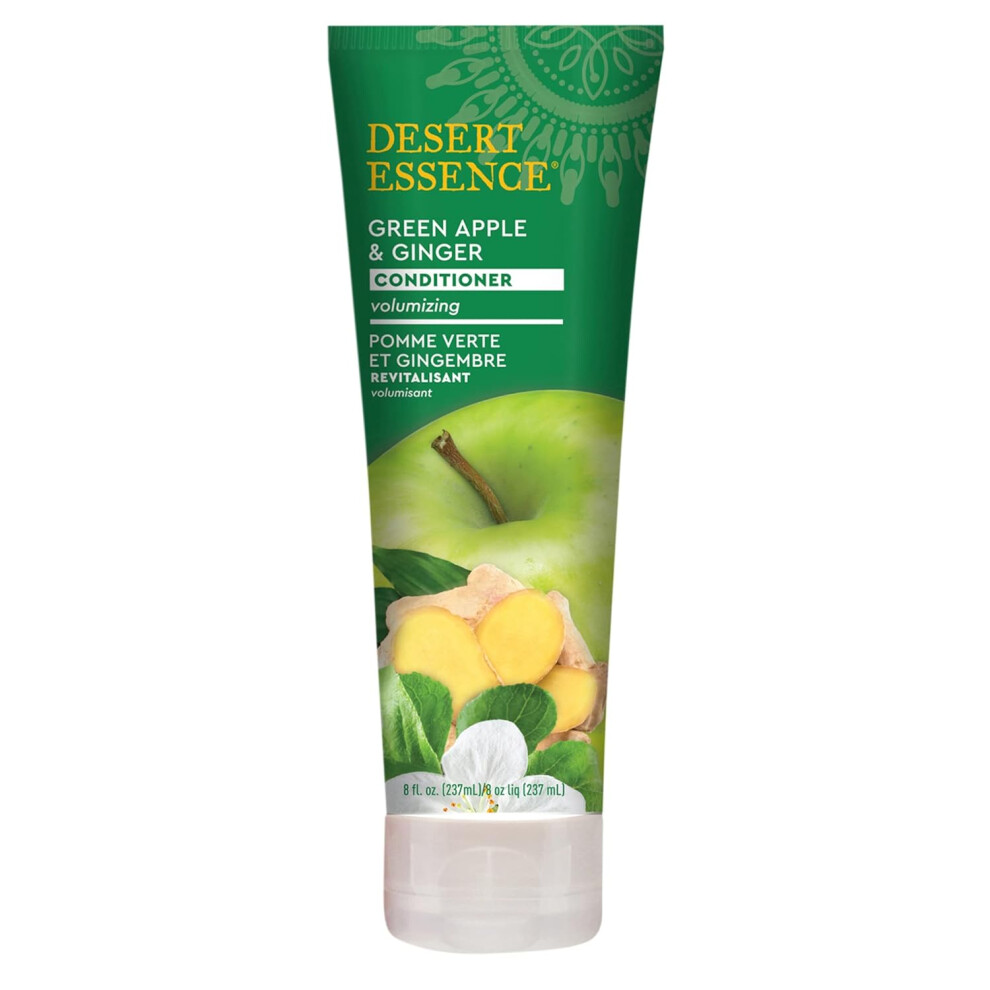 Desert Essence Green Thickening Conditioner Apple And Ginger Vegan 8 Oz
