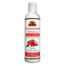 OKAY KOKOSNOOT en HIBISCUS VERLATEN IN CONDITIONER 8.oz / 237ml
