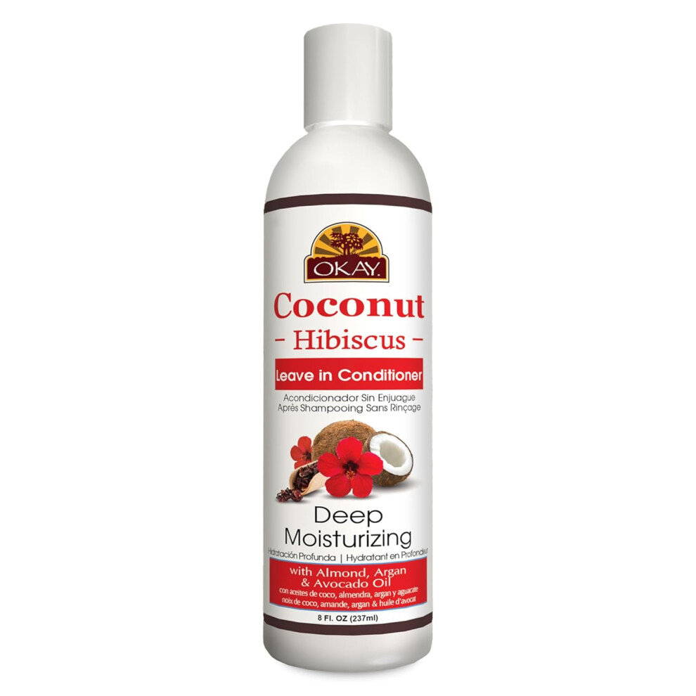Okay Coconut And Hibiscus Leave In Conditioner 8Oz 237Ml