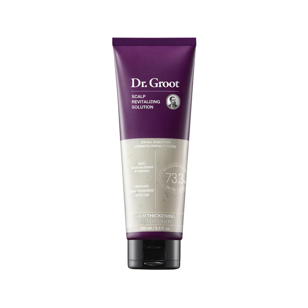 Dr Groot Hair Thickening Conditioner For Hair loss Thinning Hair Korean Hair Care Biotin Scalp Treatment Clinically Tested Thicker Hair Reduces Oil