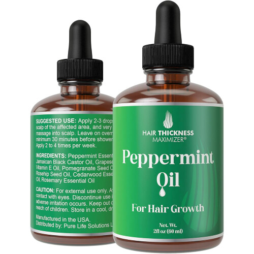 Pepermunt Haargroeiolie 2oz
