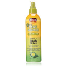 AFRICAN PRIDE Olive Miracle Braid Sheen Spray 12 Oz 438125