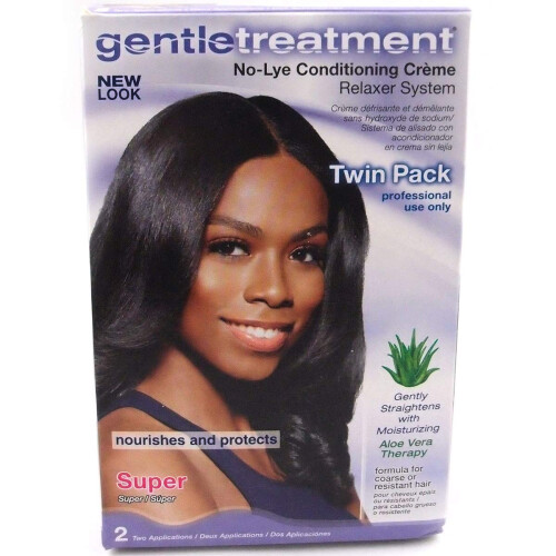 Sk?nsom behandling, creme relaxer system uden lud