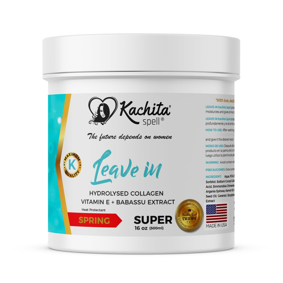 Kachita-Spreuk Cream Kachita Spell New True Leavein Fabulous And Perfect Curls With Hydrolyzed Keratin Added 16 Floz Made In Usa