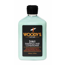 2-in-1 Shampoo und Spülung von Woodys For Men, 355 ml