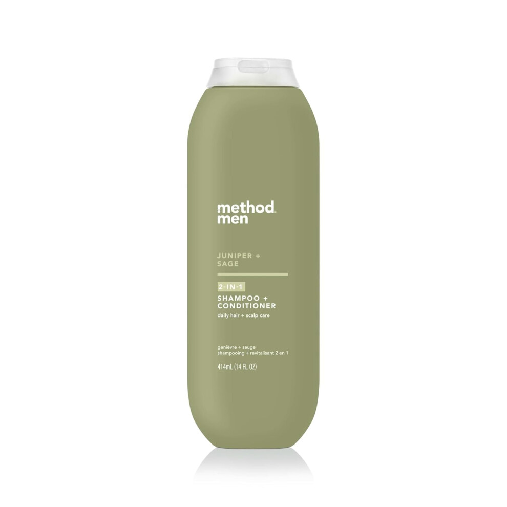 Method Men 2in1 Shampoo  Condtioner Juniper  Sage 14 Ounces