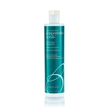 Shampoo purificante per scrub di menta piperita brocato: leggero con olio di menta piperita puro ideale per tipi di capelli grassivi a normali - solf