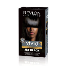 Revlon realistische levendige kleurenprote?e-ge?fundeerde permanente kleurhaarverf met Color Lock-technologie Jet Black 110ml