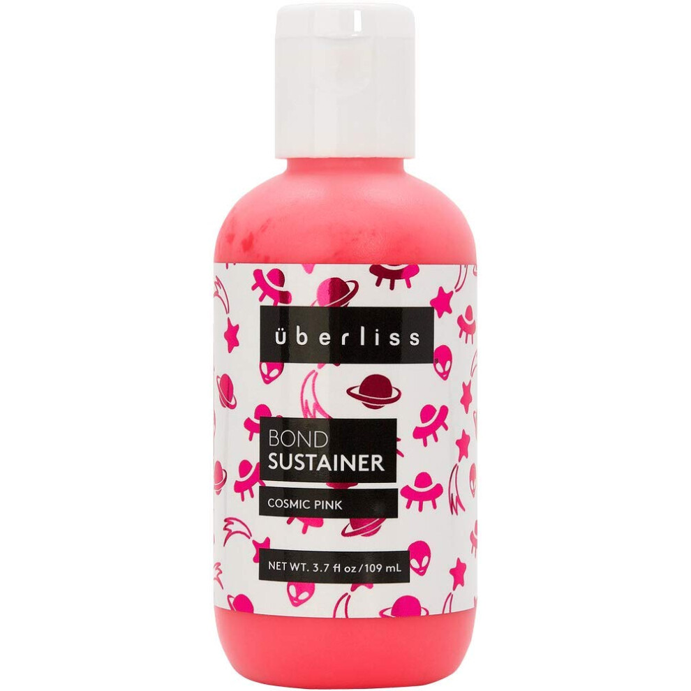 Bond Sustainer Color (Neon Cosmic Pink) 3,7 Oz Semipermanenter Direktfarbstoff Farbauftragende Maske Rekonstruiert Gebrochene Bindungen-image