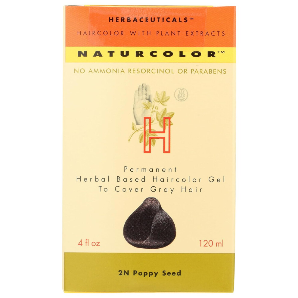 Naturcolor Haircolor Poppy Seed Hair Dye 4 Fl Oz 2N