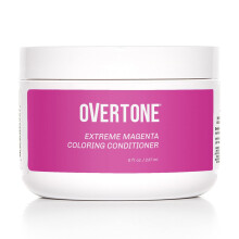 oVertone Color Depositing Conditioner - 8 oz Semipermanente Haarfarbe mit Sheabutter & Kokosöl - Vegan, tierversuchsfrei - Extreme Magenta