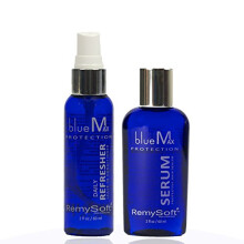 blueMax Daily Refresher Protective Silicone Serum Set Safe for Hair Extensions Weaves and Wigs Salon Formula Leavein Conditioner Serum