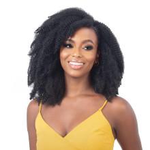 Shake N GO FreeTress Crochet Braids 3X PreFluffed Poppin Twist 16 Inch 1pack 1B
