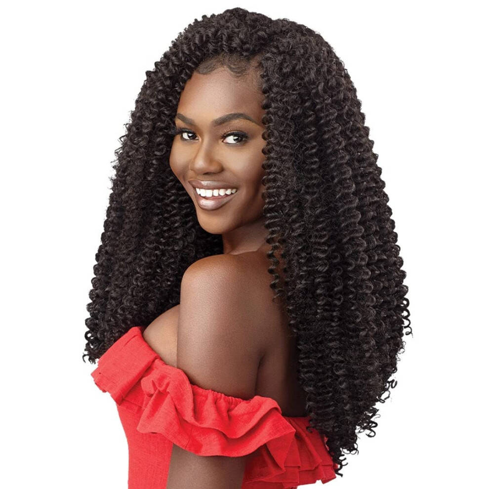 Xpression Unisex Outre Crochet Braids Twisted Up Water Wave Fro Twist 22 2X 1Pack 2T1b30