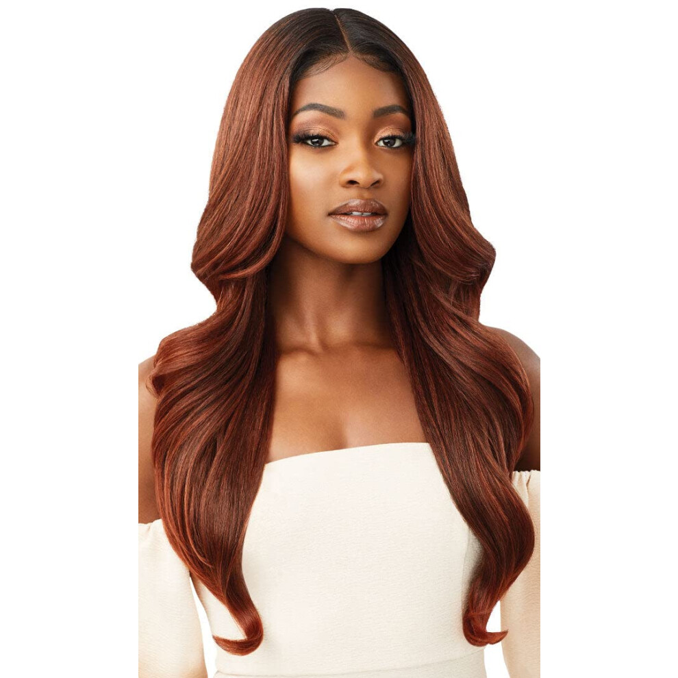 Perruque Lace Front Wig Effet Frontal Transparente HD SERAPHINE (DR2/GIBRN)