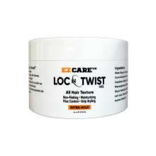 Gel EZCARE LOC N TWIST Para Todo Tipo de Cabello (Fijación Extra) 8 oz.