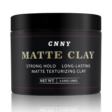 CNNY Herenhaarstylingklei 3,53 oz Stevige fixatie Matte afwerking Haarklei met natuurlijke ingredi?ten Voeg volume en textuur toe Premium herenhaarty