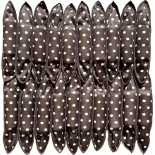 Aimin Soft Satin Sponge Rollers for Heatless Overnight Curls - No Heat Foam Curlers for Long Hair (30 pcs black)