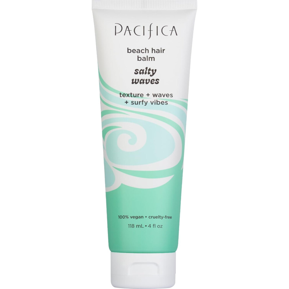 Pacifica Salty Waves Beach Hair Balm 5in1 Styling Balm Designed to Hydrate  Nourish Hair Vegan  CrueltyFree 4 Fl Oz