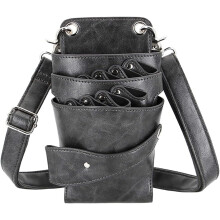 Saksilaukku - Pehme Nahka Parturi Kampaaja Sakset Sakset Holster Hiusmuotoilija Tykalut Laukku vytrll olkahihna