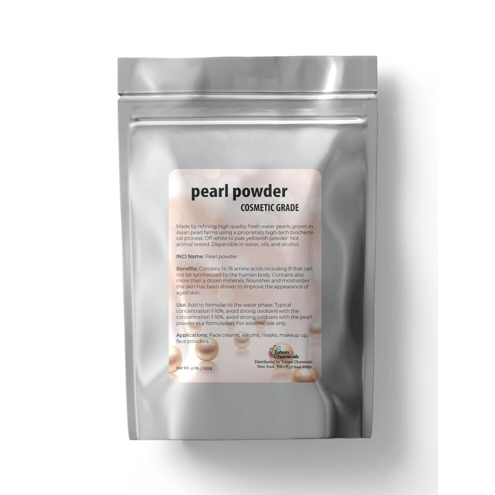 Pure Pearl Powder DIY Cosmetic Grade Pearl Powder For Face Making Face Mask Cream And Lotion 4 Ounce  113 gram-image-OPC-PGJ6YMK-NEW