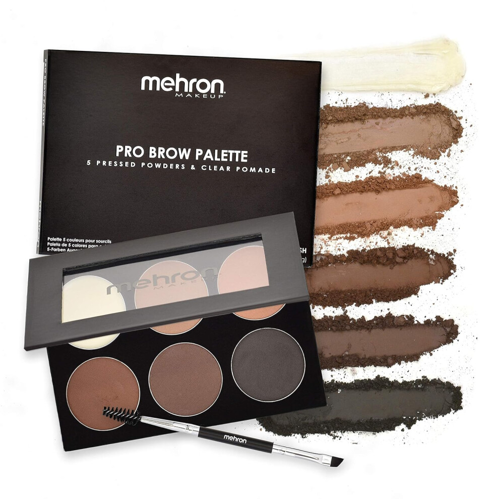 Mehron Pro Brow Palette  Pressed Powders and Pomade