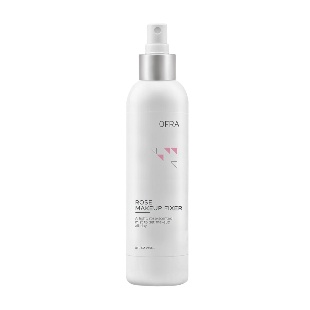 Rose Makeup Fixer  Natural Finish Setting Spray  LongLasting Makeup Finishing Spray for Face  RoseScented Mist  8oz240ml
