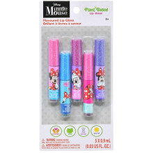 Zestaw 5 smakowych blyszczykw do ust Disney Minnie Mouse dla dzieci