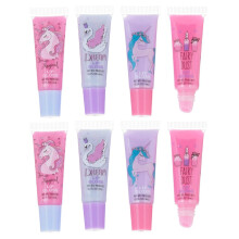Expressions 8-teiliges Lipgloss-Set  aromatisierte Lipgloss-Tuben, ungiftig und kinderfreundlich, Fruchtgeschmack, Valentinstagsgeschenke fr Kinder