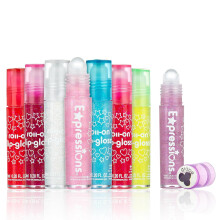 Expressions 8-teiliges Roller-Ball-Glitzer-Lipgloss-Set, 8 verschiedene Rollerball-Lipgloss-Roller mit Fruchtgeschmack fr Kinder, sicheres, ungiftig