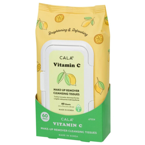 Cala C-vitamin makeupfjerner renseservietter 60 count 60 Count
