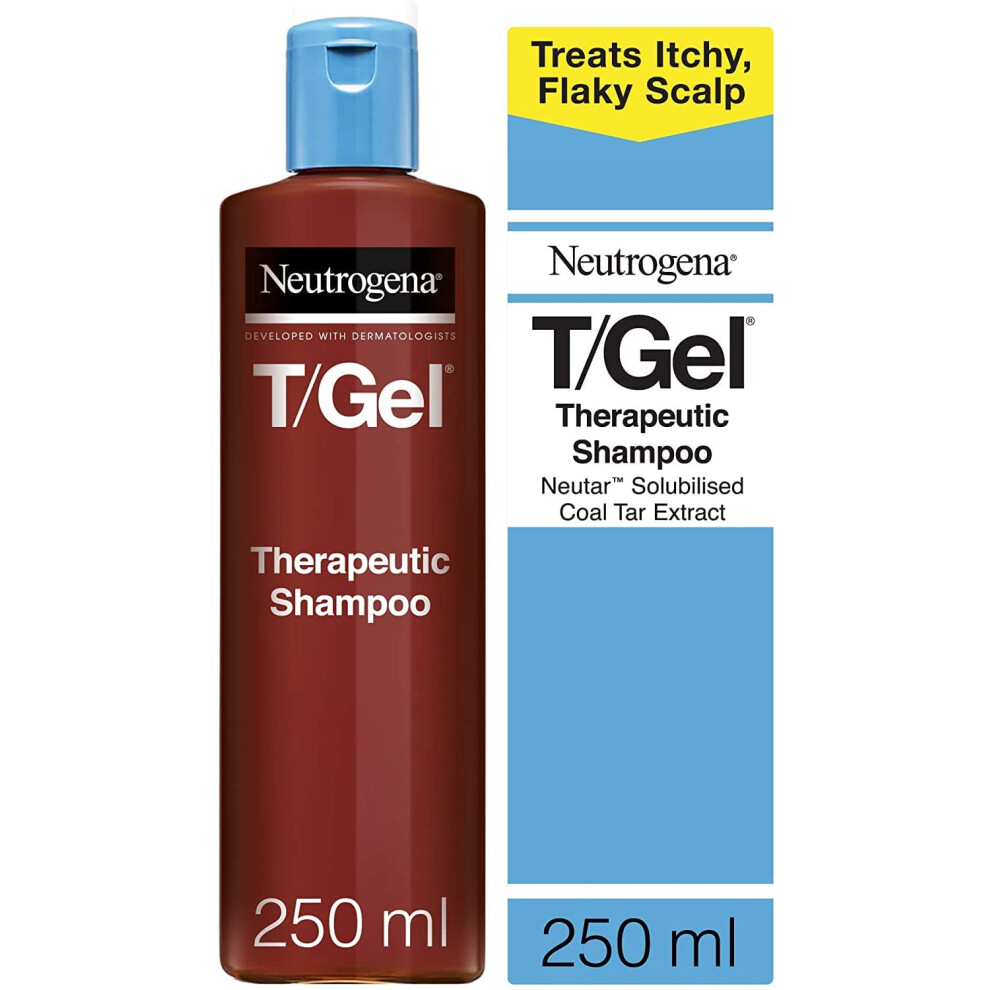 2 Einheiten X 250 Ml T/Gel Tgel Kohlenteer-Therapeutisches Shampoo F R Schuppige, Juckende Kopfhaut, Anti-Schuppen-Shampoo Zur Behandlung Von Sch-image