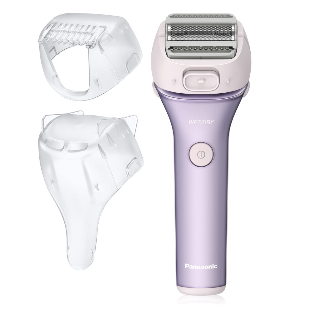Photos - Shaver Panasonic Electric for Women Cordless 4Blade Bikini Attachment PopUp Trimmer Wet Dry Operation ESAWL8AV Purple