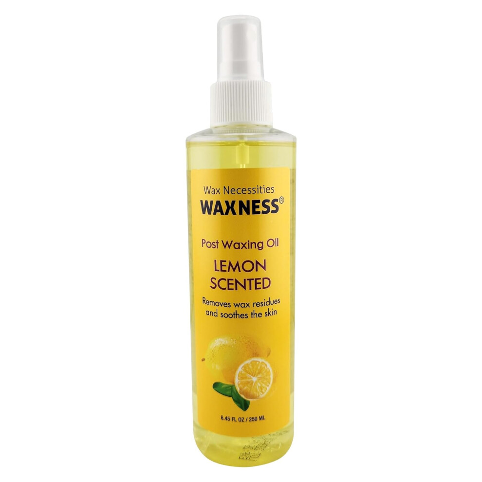 Wax Necessities Waxness Post Waxing Oil Lemon Scented 845 Ounces
