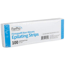 ForPro Professional Collection Firmasoft Non-woven epilointinauhat repeytymätön 10 % paksumpi - valmiiksi leikatut nauhat karvanpoistoon Valkoinen 3