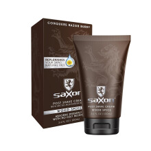 Saxon Krem po goleniu z mikrogranulkami nawilzajacymi i kondycjonujacymi Woodspice