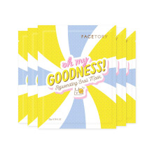 FACETORY K Beauty Face Mask Ihonhoito - OH MY GOODNESS REJUVENATING SNAIL Sheet Mask etanaessenssillä ja hyaluronihapolla | Tiivistys kosteudessa (5
