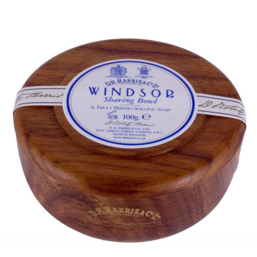 D.R.Harris & Co Windsor Mahogany Effect Scheerkom & Scheerzeep