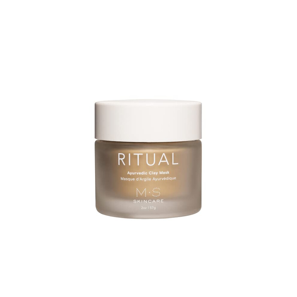 Ritual Ayurvedic Clay Mask Vegan Face Mask 2oz Glass Jar