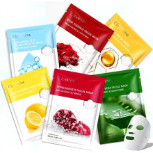 ZAHRA Today Clementine Hydrating Face Mask Sheet Set  6-in-1 Anti-Aging- und Feuchtigkeitsmasken mit natrlichen Inhaltsstoffen, 6 Beutel (je 0,88 F