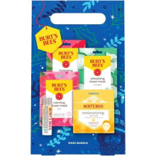 Zestaw Burt's Bees Mask: balsam do ust, maska ??do ust i maska ??w plachcie, zestaw upominkowy 5 sztuk, rz
