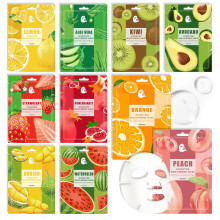 XMXueMei Face Sheet Mask Variety Set 10-teilig, feuchtigkeitsspendende, saubere Gesichts-Papier-Blattmaske fr alle Hauttypen, feuchtigkeitsspendende