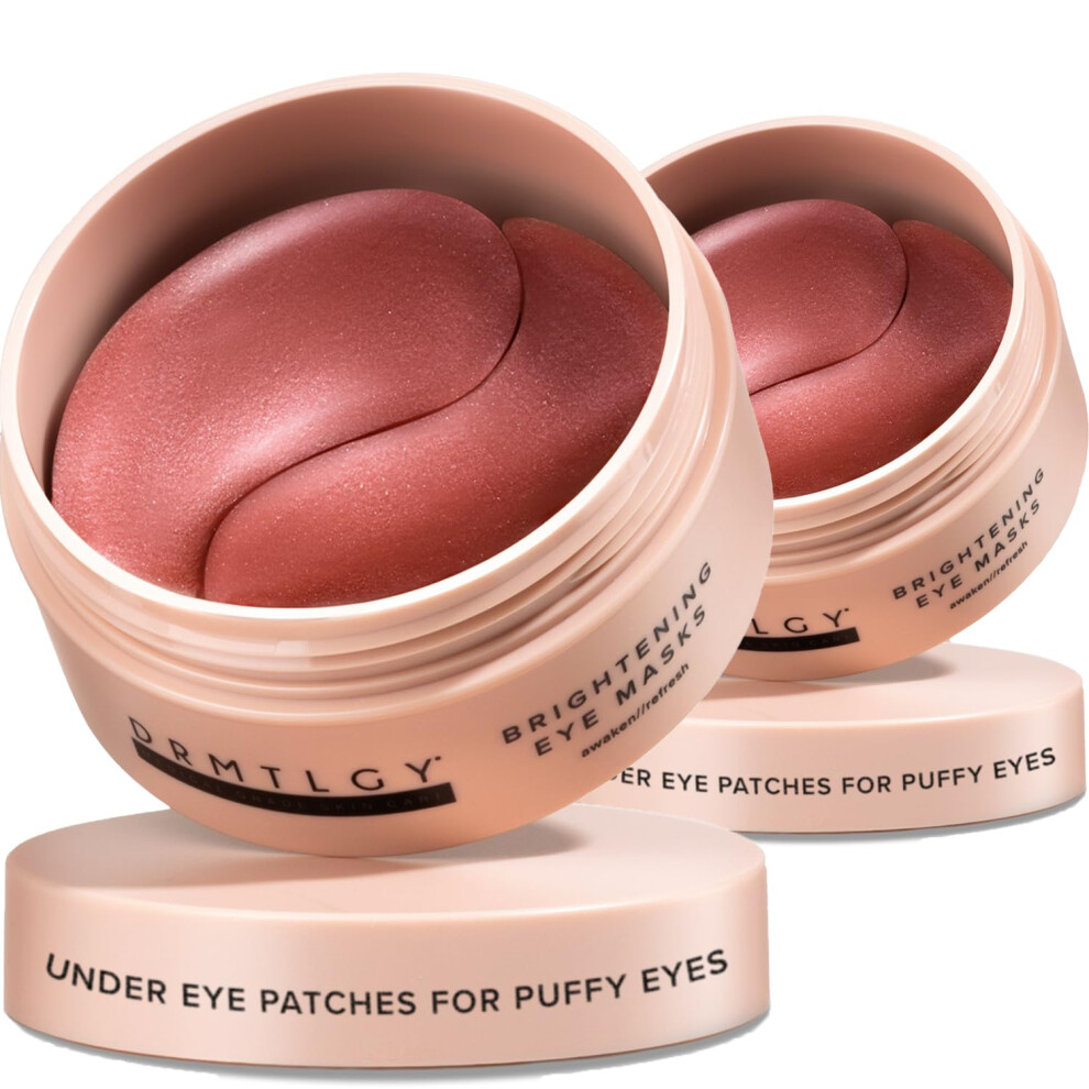 Drmtlgy Dark Brightening Eye Masks (30 Pairs) - Caffeine Eye Masks For Circles And Puffiness With Hyaluronic Acid Eye Patches For Puffy Eyes - 2