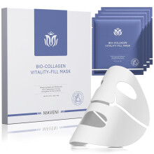 MAVENI Bio-Collagen-Gesichtsmasken Real Deep Collagen Mask Vitality-Fill Deep Hydrated Facial Hydrogel Masks | TikTok-Trendartikel | Koreanische Haut