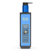 Blue Nectar Shea Butter Moisturizing Body Lotion med vanilje og E-vitamin til hydrering | Bodylotion til t?r hud | Til kvinder og m?nd (12 urter