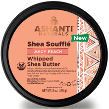 Ashanti Naturals Zapachowe ubijane maslo shea do skry | Afrykanskie maslo do ciala dla kobiet z olejkiem z migdalw kokosowych (suflet z soczystej b