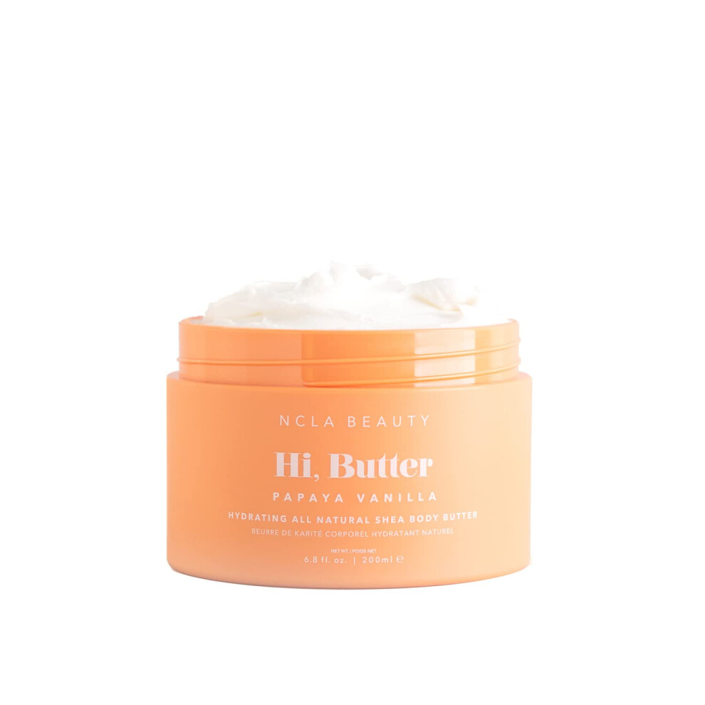 Ncla Beauty Ncla Hi Butter Natural Shea Body Butter Vegan Crueltyfree Clean Skincare Papaya 68 Oz 200 Ml