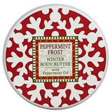 Kolekcja swiateczna Greenwich Bay Trading Company: maslo do ciala Peppermint Frost